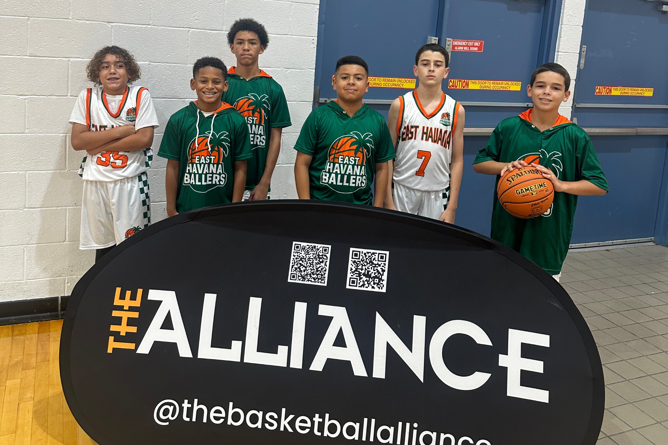 EHB HOOPS players competing during a game